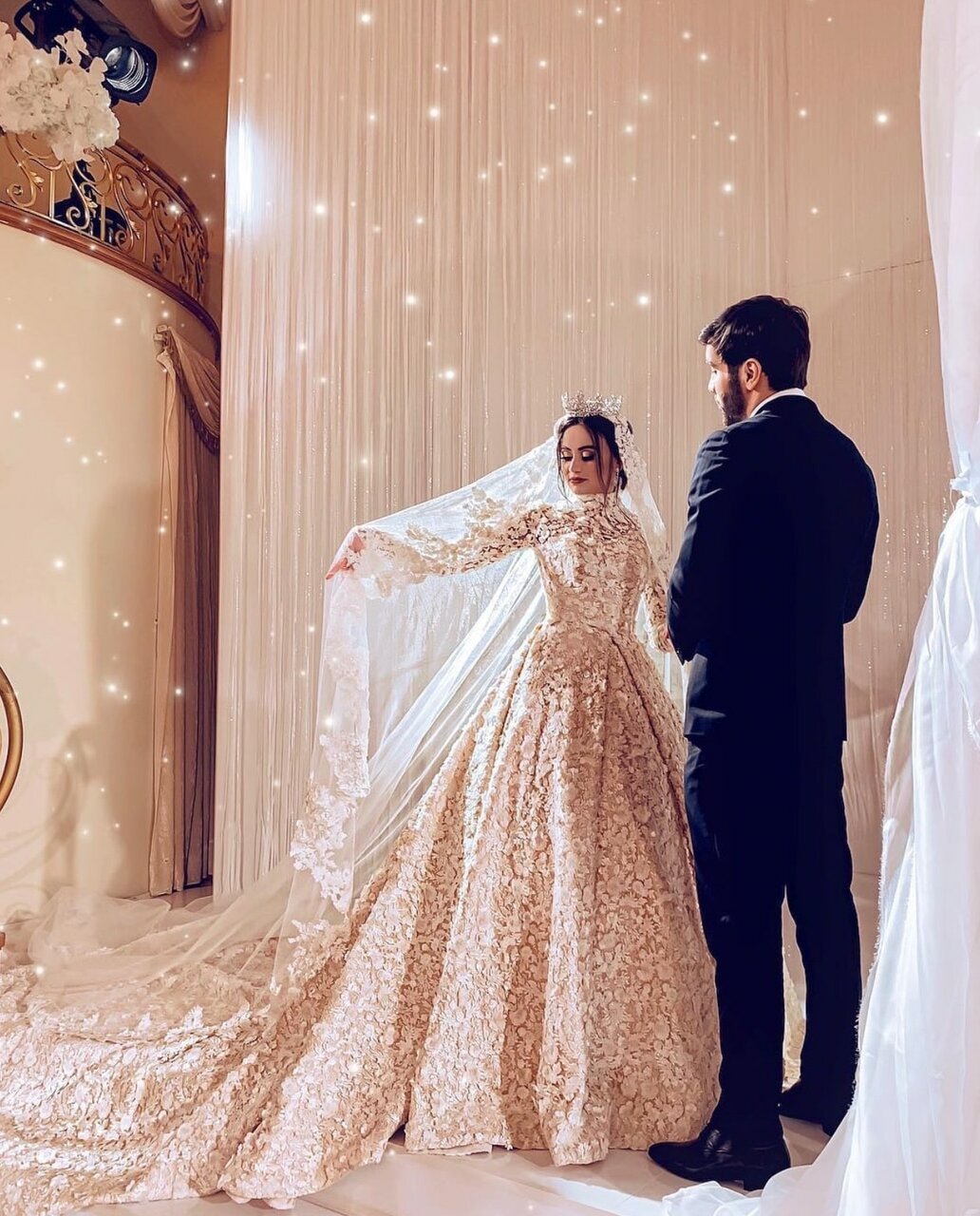 bride, fashion, glamour and love