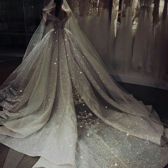 glitter, expensive, gown and luxurious