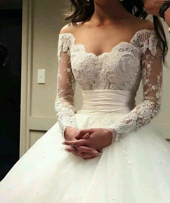 gown, dress, lace and white