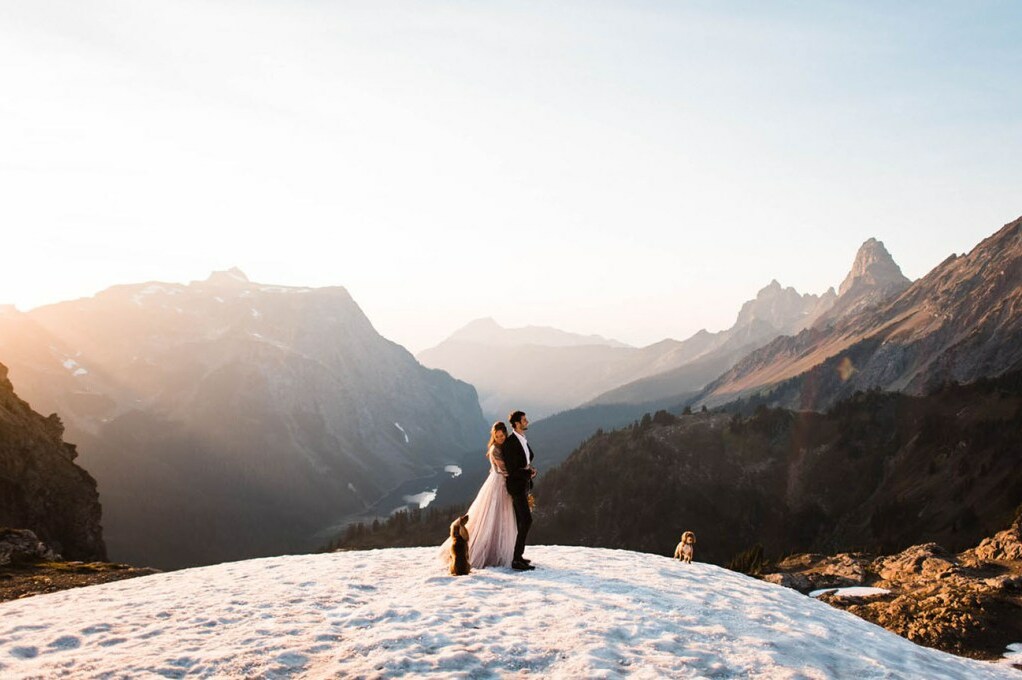 couple, love, groom and bride