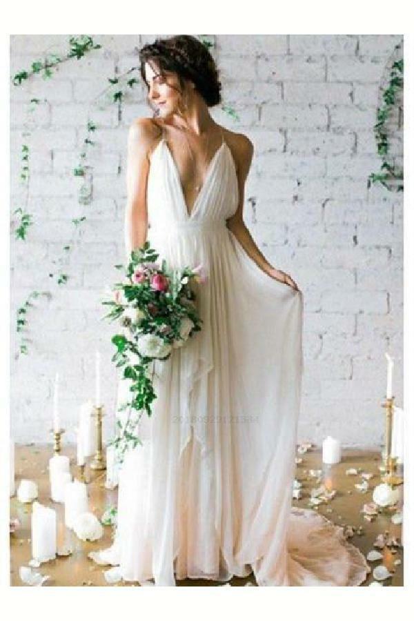 a-line wedding dress and sleeveless wedding dress