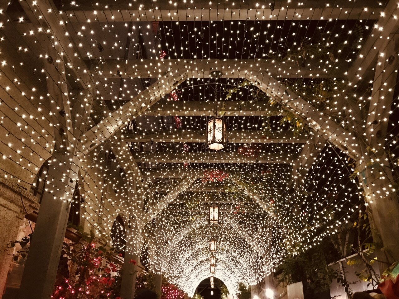 christmas, inn, travel and fairylight