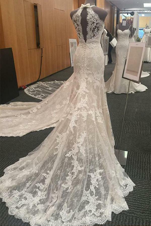 wedding dress, lace wedding dresses, party dresses v-neck and mermaid party dresses