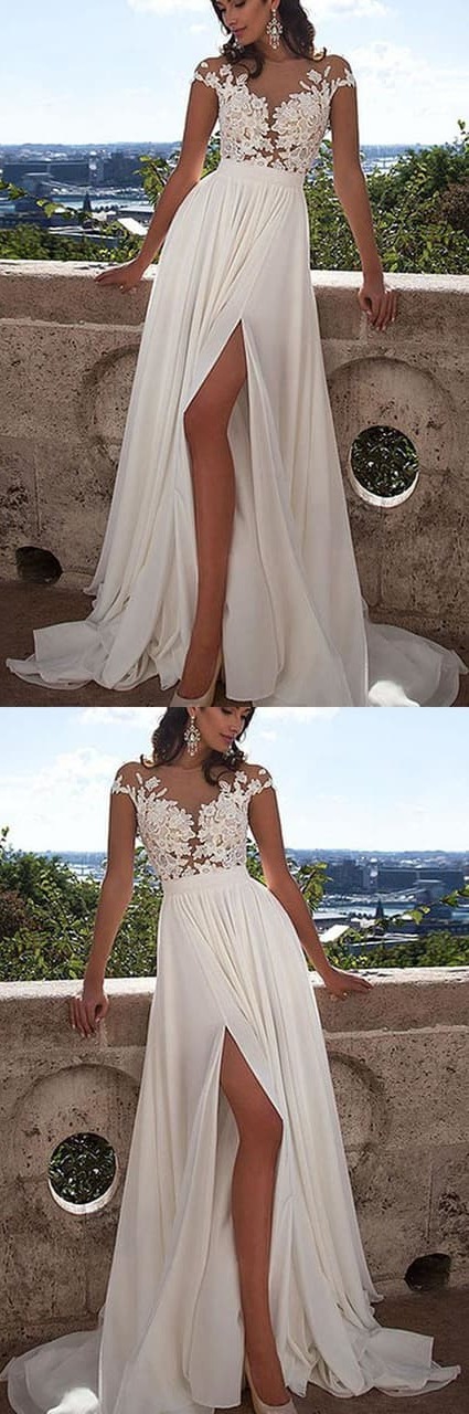 white prom dresses, a-line prom dresses and sexy prom dresses
