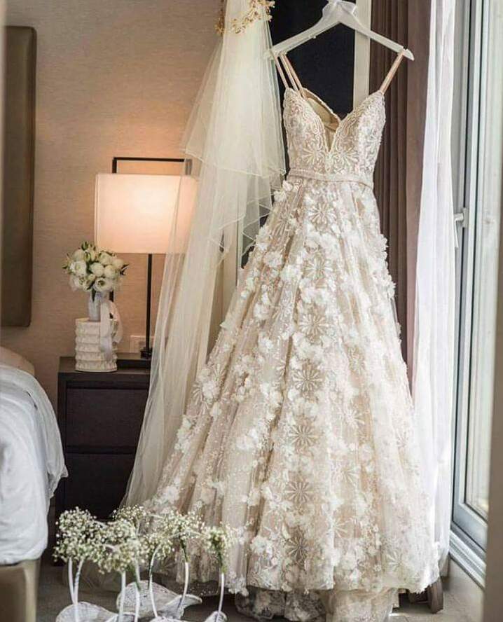 lace, white dress, wedding dress and robe blanche
