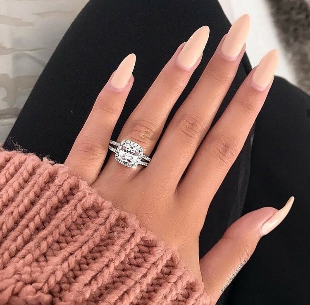 Nude, nails, pretty and cute