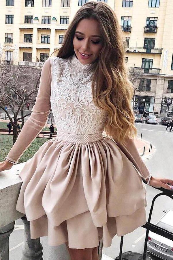 homecoming dress short, prom dresses, homecoming dress and prom dress lace