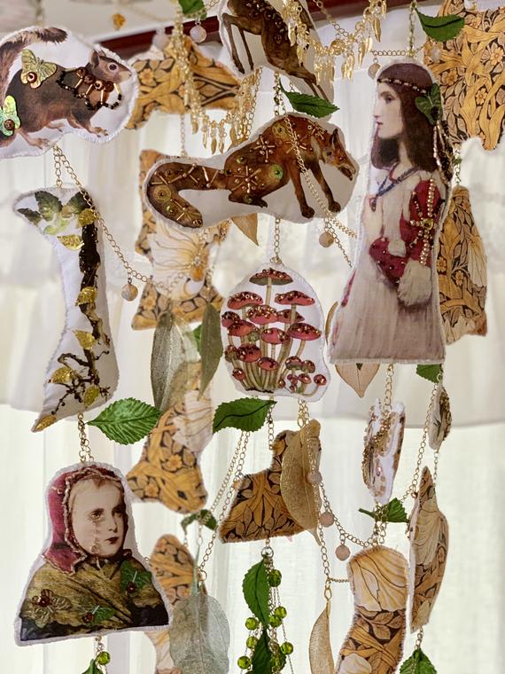 mori girl, nursery art, room decor and woodland wedding
