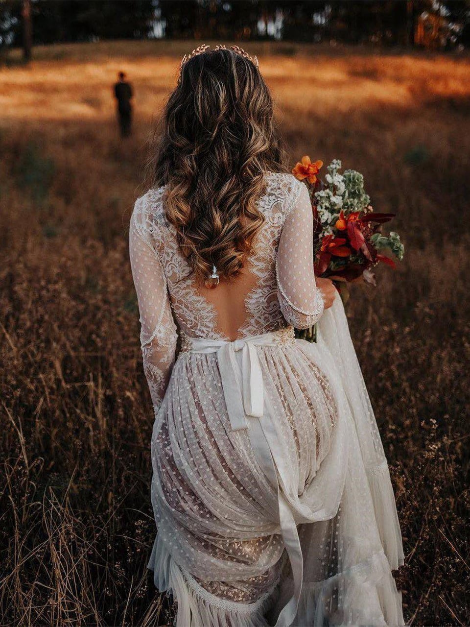 wedding dress, Prom, girl and long prom dress