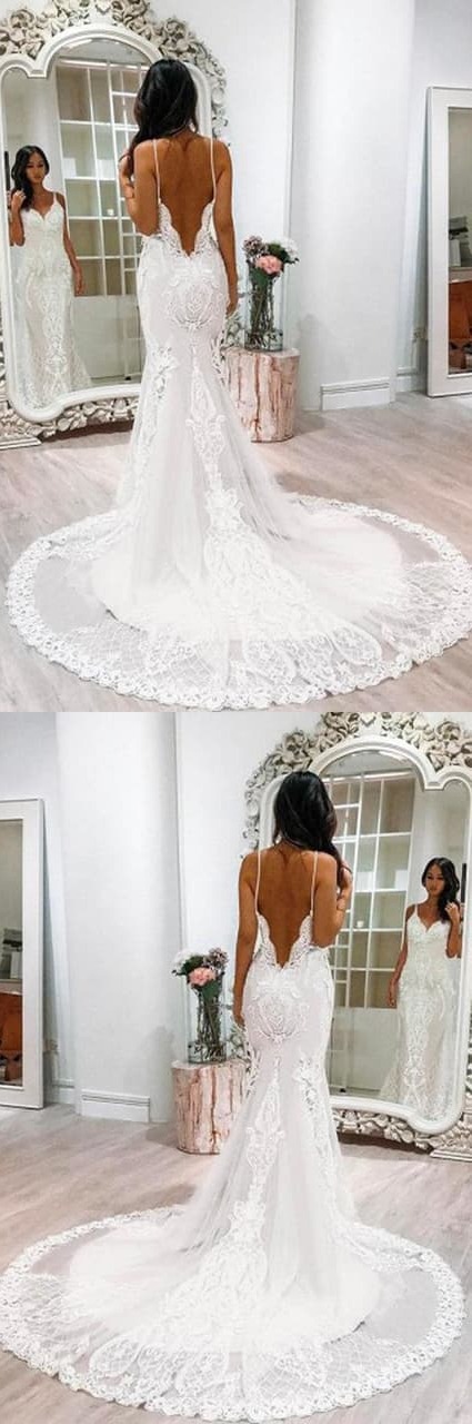 appliques wedding dress, wedding dress white and wedding dress mermaid