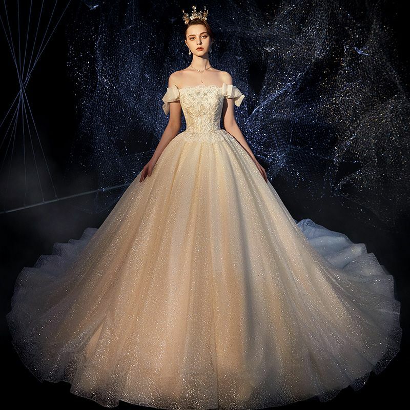 girl, sparkly wedding dress, bride and bridal gown