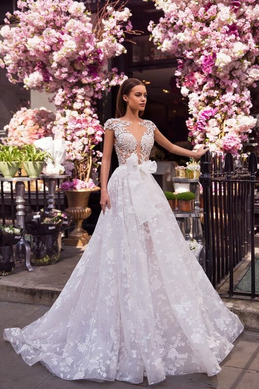 wedding dress, milla nova and stella