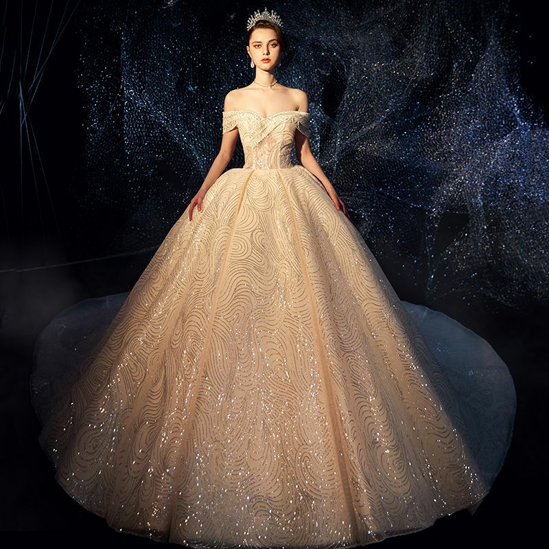 bridal, gorgeous wedding dress, glitter wedding dress and wedding dresses 2019