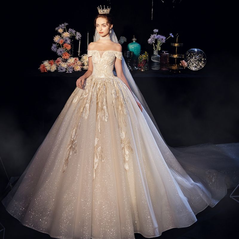 bridal, girl, bling bling wedding dress and bride