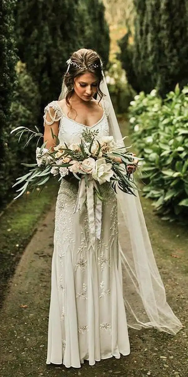 nupcial, novia, boho and elegancia