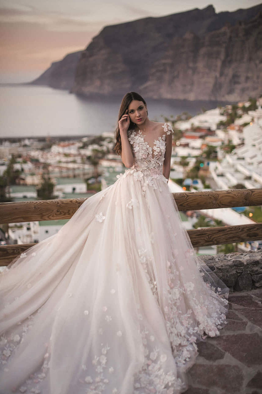 dresses, flower dress, wow and wedding dress