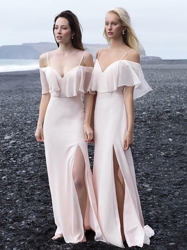 long bridesmaid dress, bridesmaid dress, prom dress and fashion