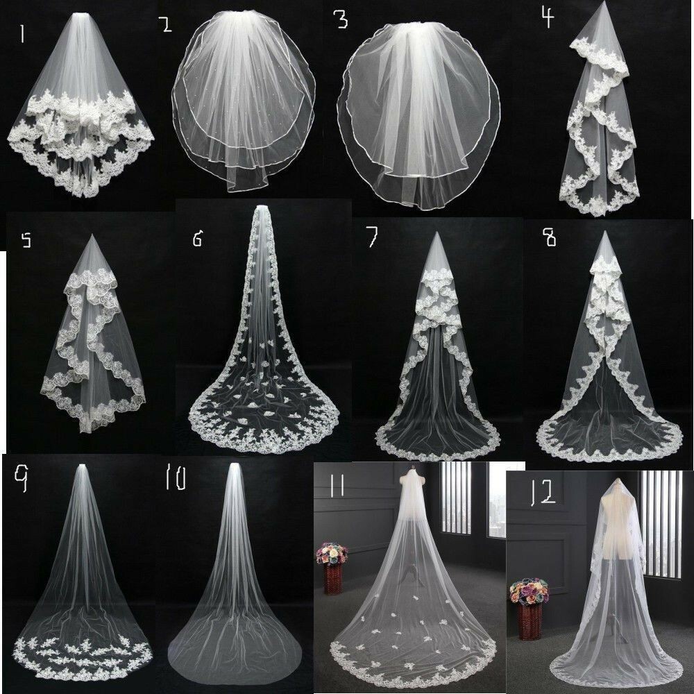 white, veils, rings and accessories