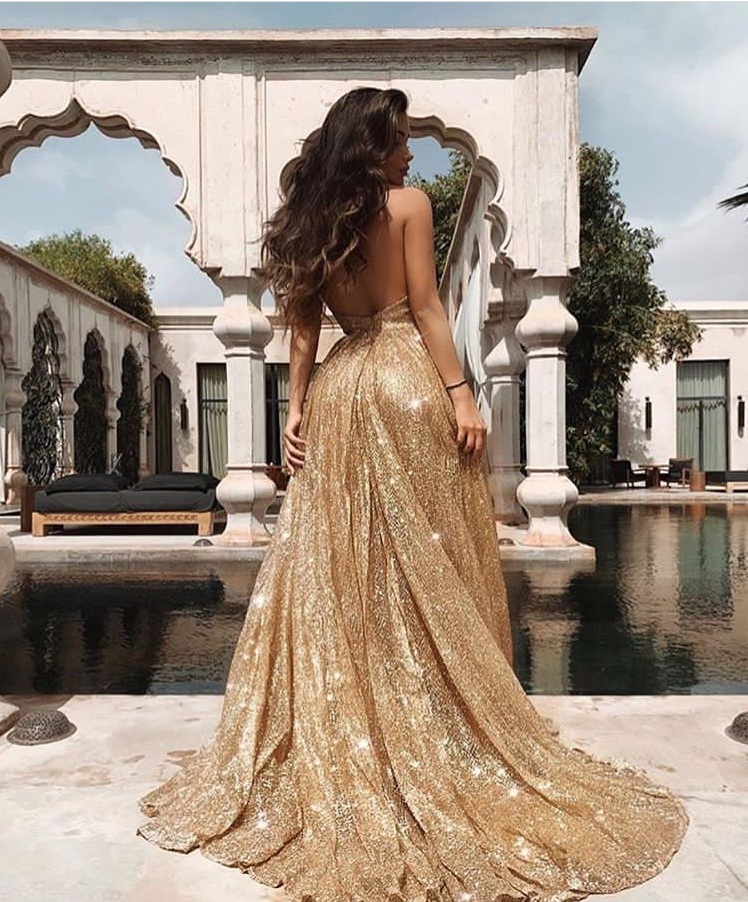 gold, weddingdress, Prom and fashion