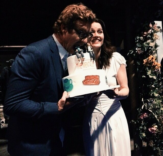 simon baker, final episode, the mentalist and cake
