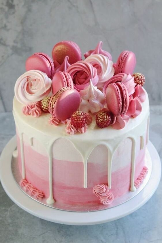 cakes, birthday, ‎macarons and meringue