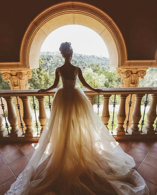 wedding dress, view, bride and dress