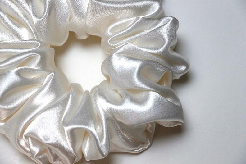 jumbo scrunchie, bridal scrunchies, bridesmaid gift and big scrunchie