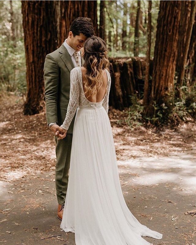 romance, boho, open back and fall