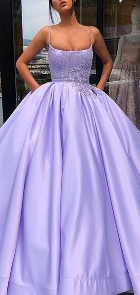 lavender, grad and dress