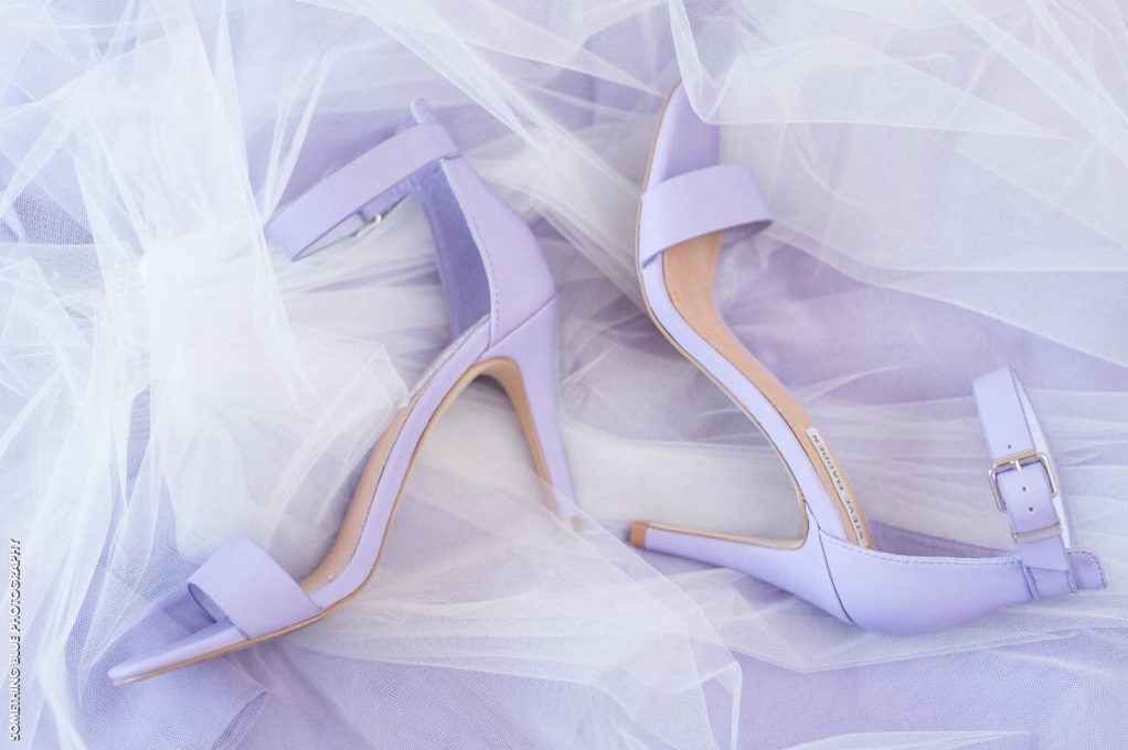 purple, wedding shoes and heels