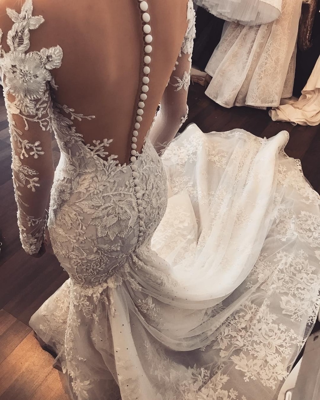 wedding dress, goal, bride and glam