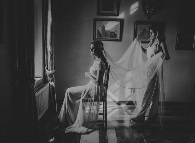 woman, veil, beautiful and couples