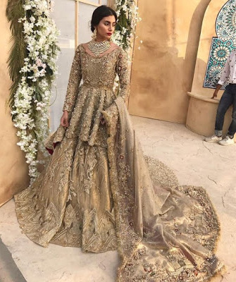 pakistani bridal, walima dress and wedding dress
