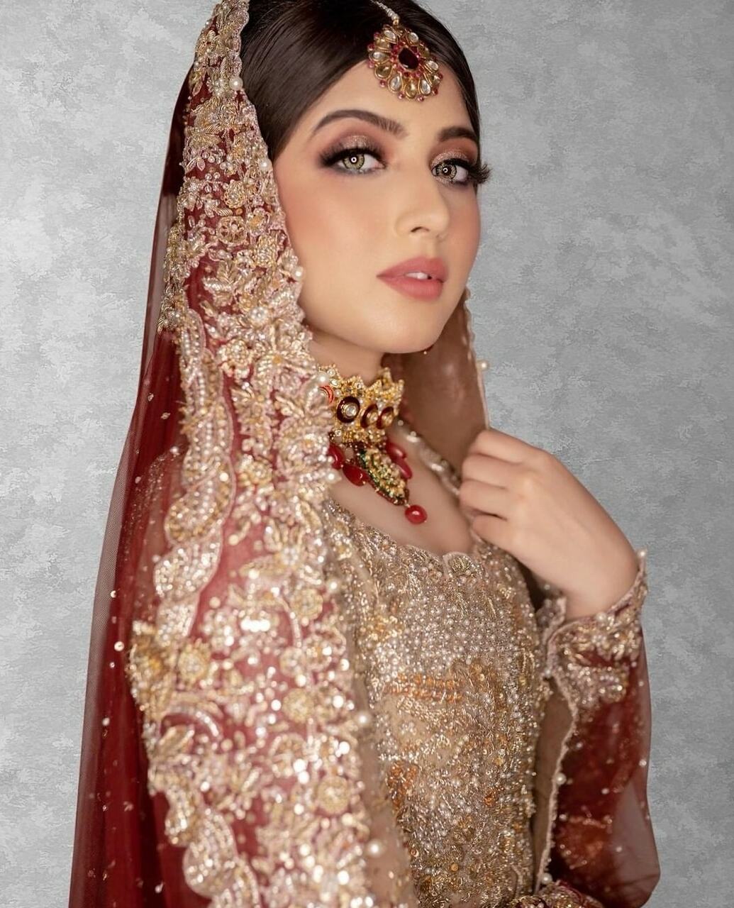 pakistani bride, style, pretty and beautiful
