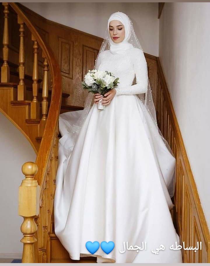 wedding dress, beautiful, simple and white