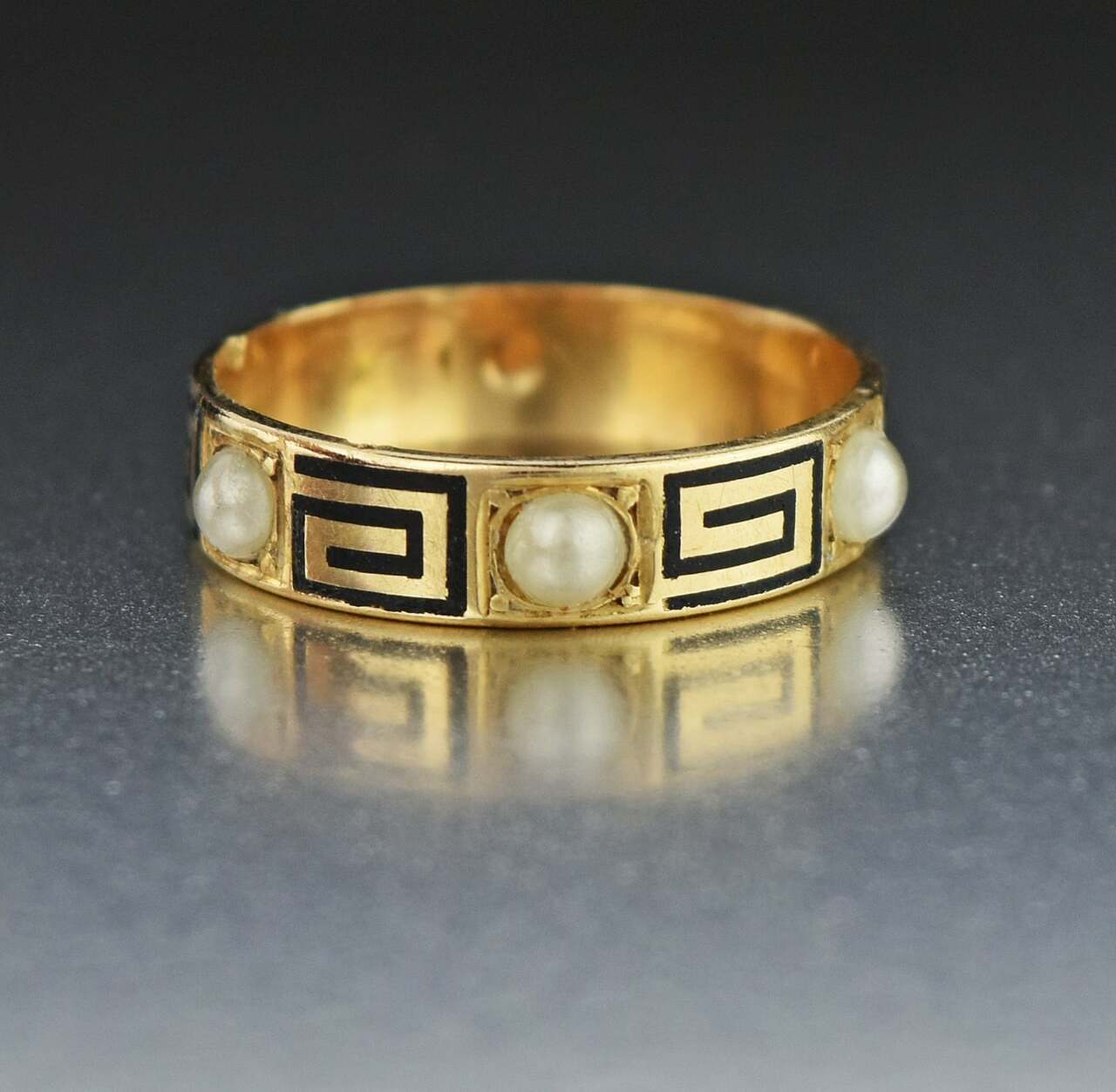 band, gold, 18k and victorian