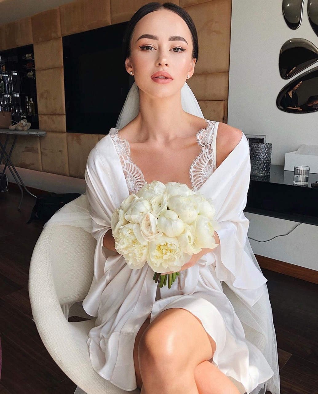 happy, bride, hair style and make up