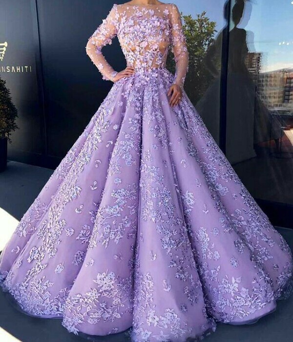 dress, fashion, party and purple