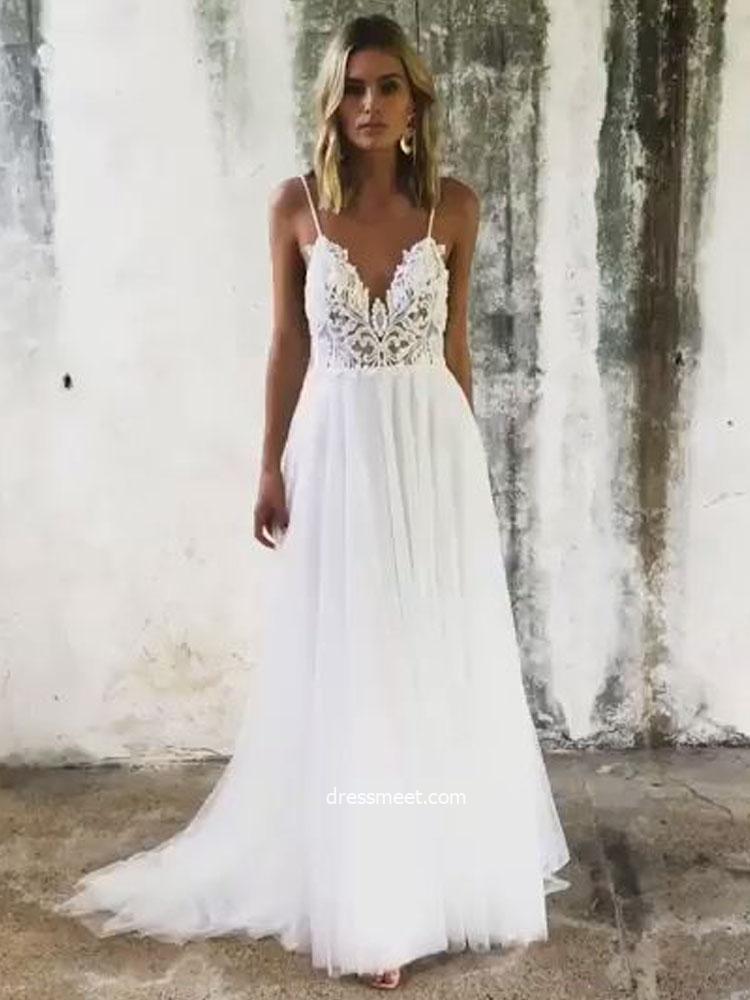2020 wedding dress, 2019 wedding dress, boho wedding dress and v neck wedding dress