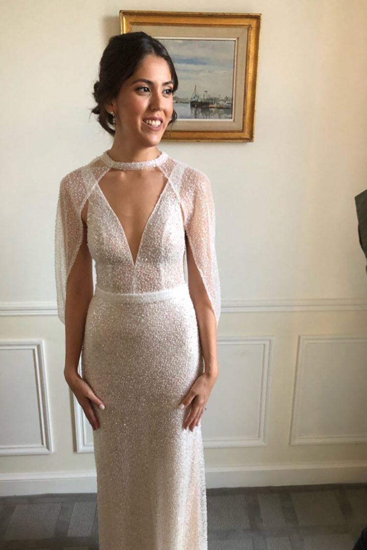 gown, elegant, bride and haute couture