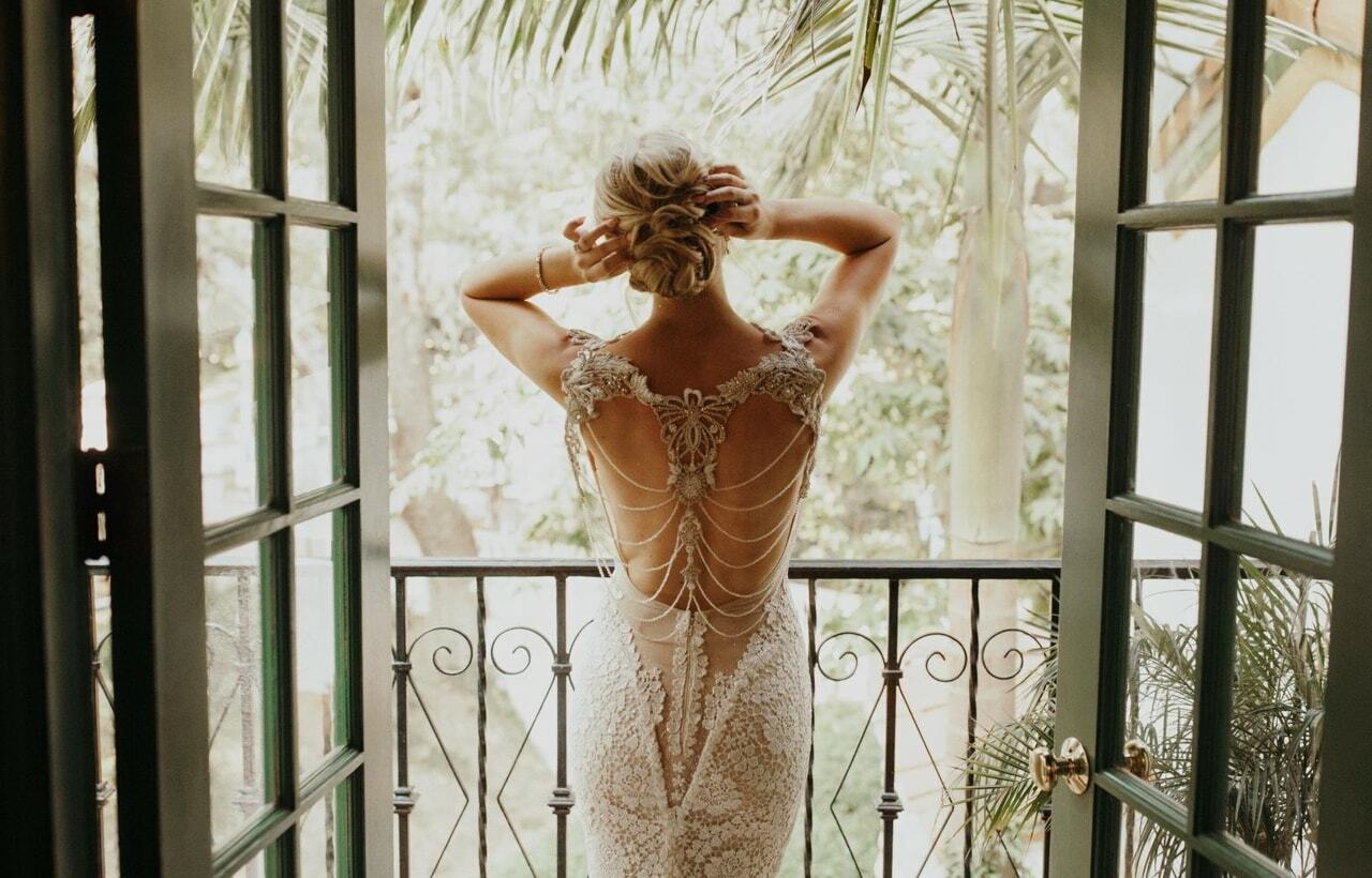 bride, fantasy, balcony and pure