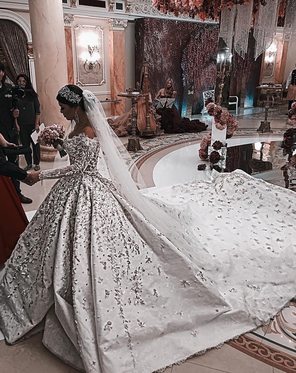 girl, white, food and bride