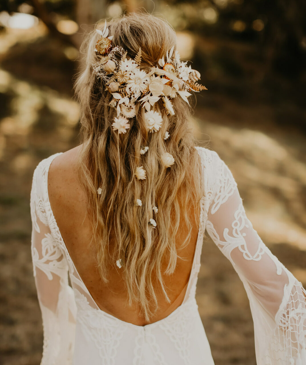 flowers, hippie and hair