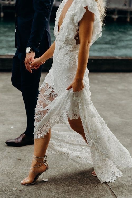 tuxedo, love, wedding dress and groom