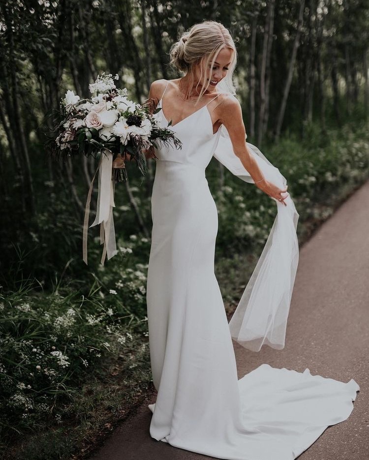 bride, pure, look and dress
