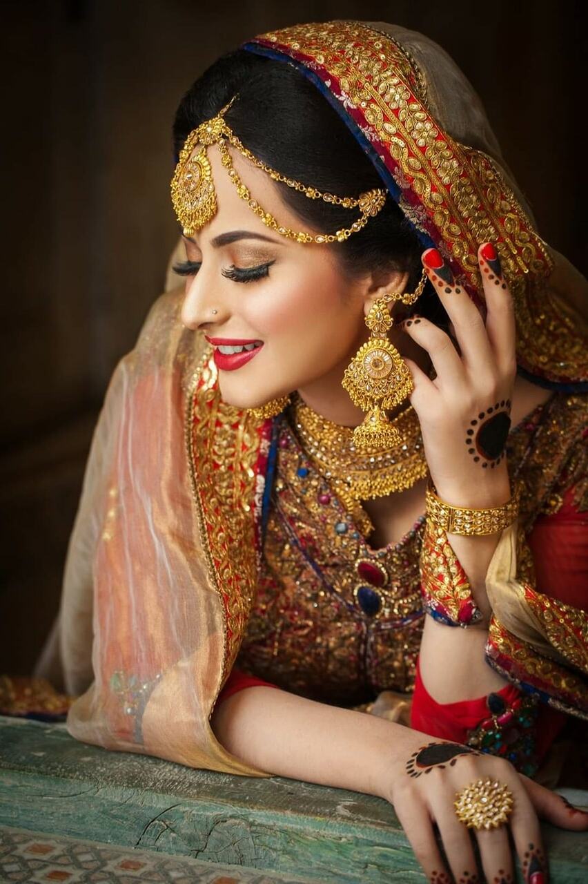 style, smile, henna and bridal