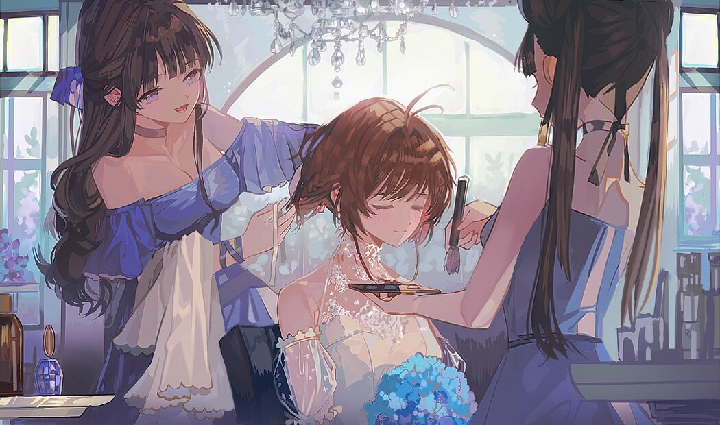 art, girls, makeup and gomzi