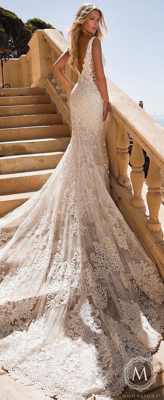 gown, lace and wedding dresses