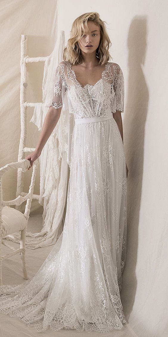 dress, aesthetic, simple and bride