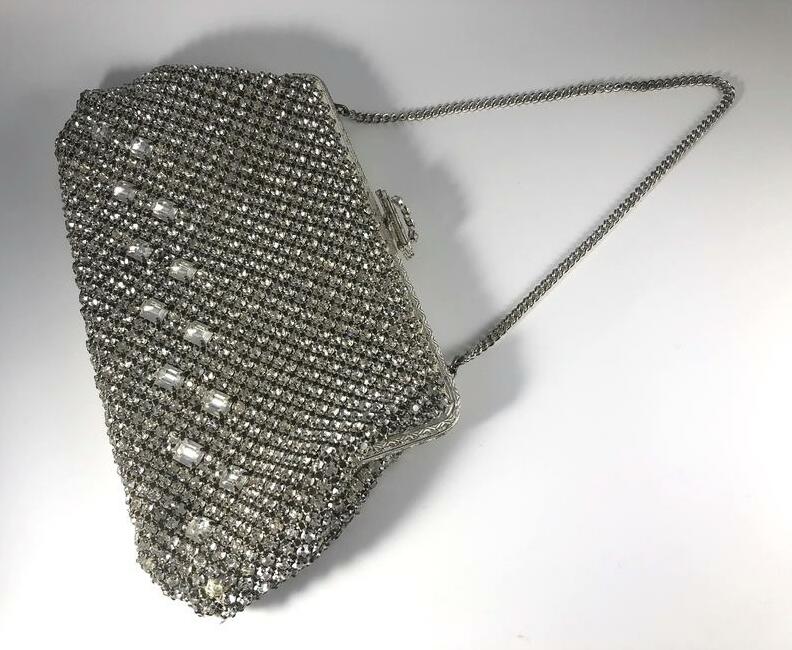 west germany, rhinestone purse, epsteam and vintage purse
